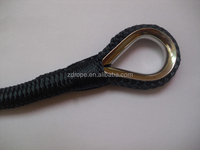 Corde de qualité marine 24 brins en nylon blanc, polyester, polypropylène, corde de remorquage pour bateau, ligne d'ancrage marine