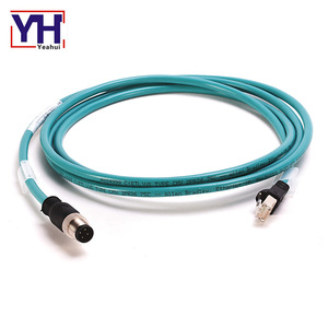 <span class=keywords><strong>Brochage</strong></span> Personnalisé De Haute Qualité M12 Mâle À Rj45 <span class=keywords><strong>Ethernet</strong></span> Câble Adaptateur - Product Image 1