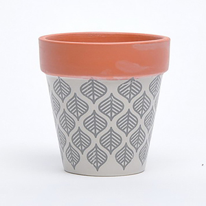 Maceta de Terracota Rústica con Diseño Geométrico Impreso a Bajo <span class=keywords><strong>Precio</strong></span> / Macetas y Jardineras Económicas - Product Image 4