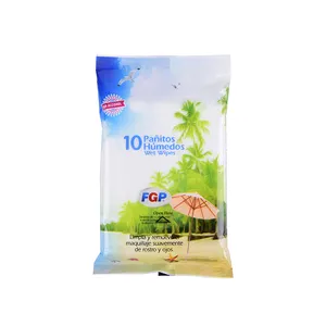 10pcs 팩 아기 청소 조직 아기 타액 조직 청소 젖은 손수건