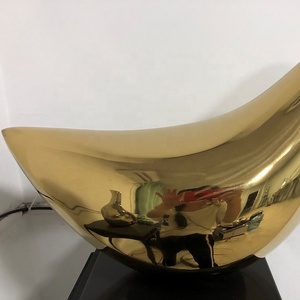 <span class=keywords><strong>Sculpture</strong></span> d'oiseau abstraite, <span class=keywords><strong>oiseaux</strong></span> dorés polis à la main, <span class=keywords><strong>sculpture</strong></span> <span class=keywords><strong>murale</strong></span> en acier inoxydable - Product Image 3