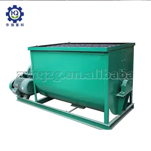 Mixer Horizontal untuk 1000Kg Crumb Rubber Mixer Horisontal Screw Mixer