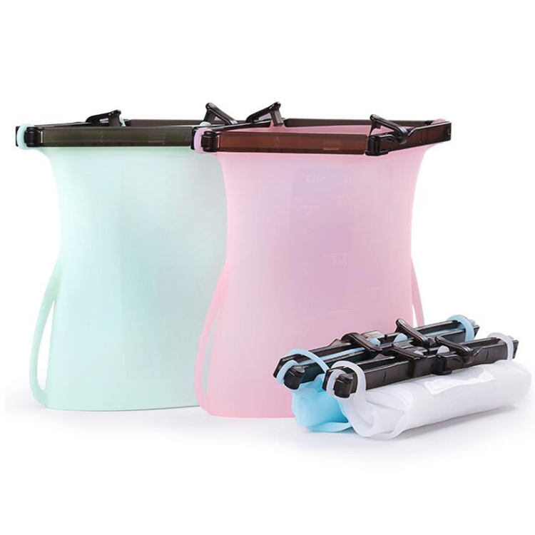 Домашний Органайзер для хранения, многоразовые герметичные силиконовые пакеты для хранения продуктов в морозильной камере, для марината, пищевых продуктов, фруктов, хлопьев, сэндвичей