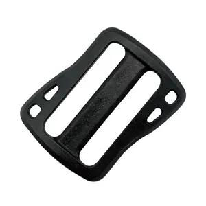 High Quality Plastic Hollow Tri-bar Adjuster Buckles for Backpacks or Suitcases