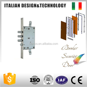 Profil européen <span class=keywords><strong>3</strong></span> <span class=keywords><strong>Points</strong></span> <span class=keywords><strong>Double</strong></span> <span class=keywords><strong>Serrure</strong></span> à <span class=keywords><strong>Clé</strong></span> de Porte En Acier Matériel Corps pour Portes Blindées Acceptable 85*73/85*63mm NC; ZHE - Product Image 2