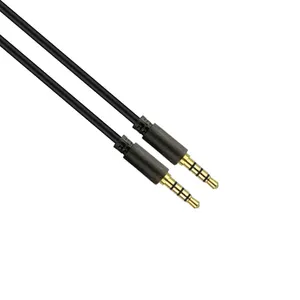 批发价3.5毫米音频电缆高品质3.5毫米aux音频电缆公对公超薄Aux立体声3.5毫米音频视频电缆