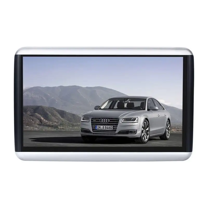 Ecran de voiture, repose tête avec grand écran LCD Digital TFT 10.6 pouces, lecteur multimédia de voiture avec fonction USB/SD/FM, Android 6.0, 1 go de RAM