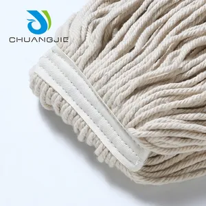 Mop For Cleaning Wholesale Custom Easy Wring Clean Spin Wet Replacement Cotton Mop Head Refill For Hospital