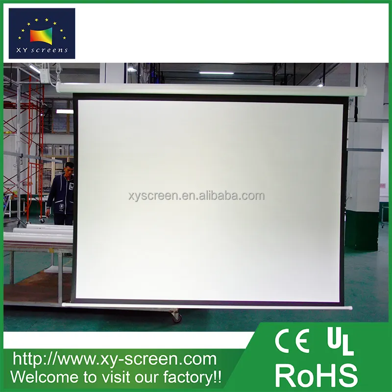 Xyscreen Электрический моторизованный HD 120 "ТВ экран проектора с удаленным чистый 16:9