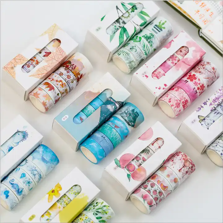 washi masking decorative tape set for