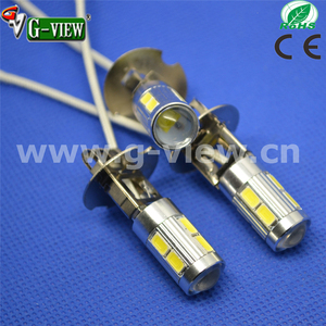 Coche de alto brillo led bombillas H3 Fog lámpara 5630smd Creechip con lente auto llevó la lámpara - Product Image 3