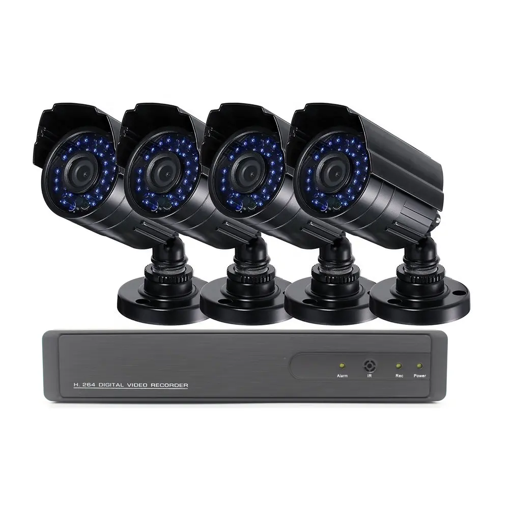 1080N AHD CCTV kit Sistema di Telecamere di Sicurezza con 4PCS HD 1920TVL 2.0MP Esterna del CCTV Intemperie Telecamere 4 Canali AHD DVR