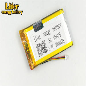 1.0-<span class=keywords><strong>3</strong></span> P <span class=keywords><strong>3</strong></span>.7 V 804070 2800 mah Ultra thin Lipo battery, thin film Lithium Battery Li-ion rechargeable battery - Product Image 2