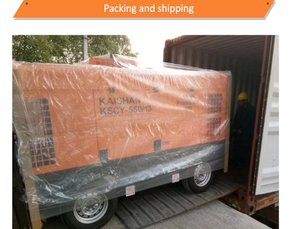 開山オリジナルブランド<span class=keywords><strong>10</strong></span>バールスクリューディーゼルモバイル650エアコンプレッサー - Product Image 5