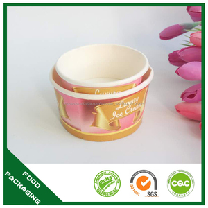 Fabricante de porcelana de diseño personalizado taza de papel del helado tapa PARA <span class=keywords><strong>MASCOTAS</strong></span> - Product Image 6