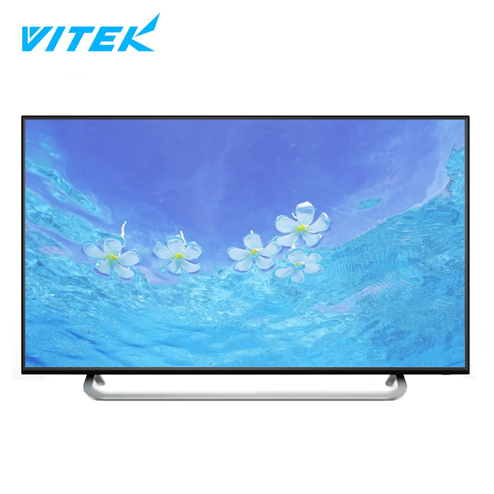Vitek 사용되고 라이브 32 39 43 49 65 인치 스마트 tv 텔레비전, 와이파이 TV 블랙 케이스 55 50 인치 안드로이드 지원 텔레비전 수입