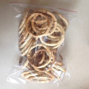 IB2146 60mm बांस सामान DIY कान की बाली बैग बनाने बांस पाश प्राकृतिक बांस अंगूठी - Product Image 3