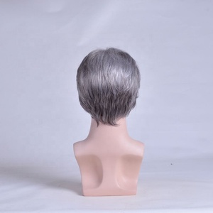 Peluca de pelo corto para <span class=keywords><strong>Cosplay</strong></span> de <span class=keywords><strong>Anime</strong></span>, peluca sintética para fiesta, color negro, butler, gris, <span class=keywords><strong>barato</strong></span>, Bob - Product Image 4