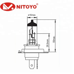 NITOYO-bombilla halógena para <span class=keywords><strong>coche</strong></span> H4 12V/24 60/55W 100/90W 75/70W, piezas para <span class=keywords><strong>el</strong></span> cuerpo, sistema <span class=keywords><strong>de</strong></span> iluminación <span class=keywords><strong>de</strong></span> automóviles, precio <span class=keywords><strong>de</strong></span> fábrica - Product Image 2