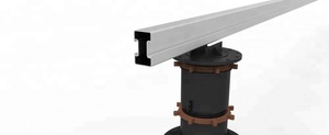 Soporte de cubierta pedestal de plástico para levantar el conector de cubierta - Product Image 4