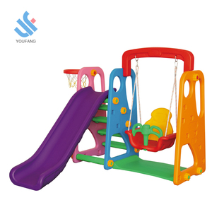 YF-05021B <span class=keywords><strong>pas</strong></span> <span class=keywords><strong>cher</strong></span> enfants mini <span class=keywords><strong>jeux</strong></span> de famille jouet personnalisé en plastique intérieur enfants toboggan et balançoire pour bébé équipement de terrain de jeu - Product Image 5