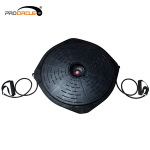 Eco-friendly PVC Mezza Palla Equilibrio Con Bande di Resistenza
