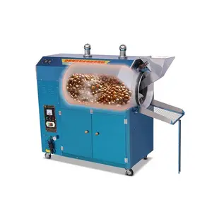 Elektrische Automatische Cashewnoten Verwerking Machine/Pinda Roosteren Machine/Koffiebrander