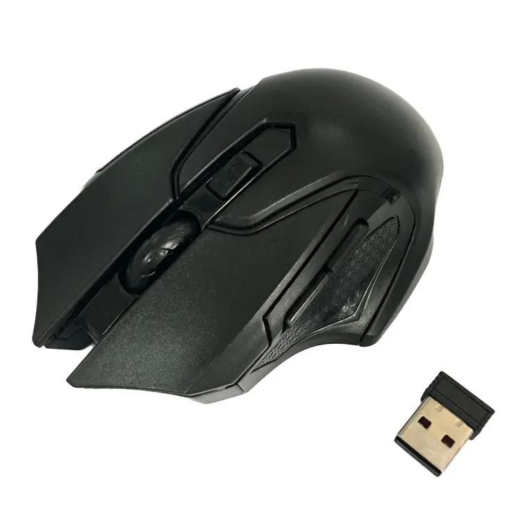 6D Ergonomis ukuran besar getaran mouse 1600CPI untuk laptop dan desktop