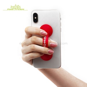 Soporte de Teléfono de Silicona con Agarre para Dedos y Logotipo Personalizado 2026, Soporte de Teléfono de Silicona de Marca Reconocida - Product Image 6
