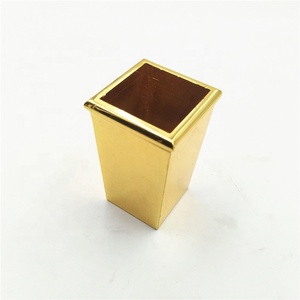 Aanpassen Houten Been Met Gold Caps Messing Tafel Benen Teen Caps TLS-69
