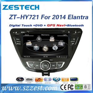 ZESTECH Navegación 7" pantalla táctil radio Para Hyundai Elantra 2014 Dvd GPS del Coche bluetooth/TV/DVB/Radio/DVB-T2/Dvd/Gps - Product Image 1