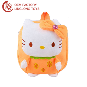 Phim Hoạt Hình Màu Xanh Voi Thêu Mô Hình Sang Trọng Ba Lô Dây Kéo Trường Túi Đồ Chơi Cho Trẻ Em Trẻ Em Của Ba Lô - Product Image 5