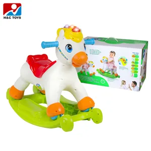 Gran oferta caballo balancín de plástico de juguete para niños