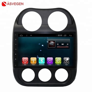 Lecteur DVD de voiture Android 9.0 Offre Spéciale pour Jeep Compass 2010-2016 <span class=keywords><strong>Patriot</strong></span> avec écran tactile GPS intégré et WIFI - Product Image 1