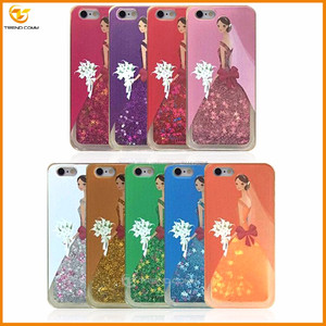 Vestido de novia star liquid glitter case para el iphone 6 s plus - Product Image 4