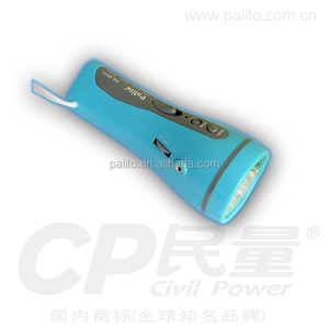 nóng bán chất lượng tốt palito fm tự động quét đài phát thanh ngọn đuốc dẫn đèn pin với đài phát thanh - Product Image 3