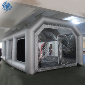 Stand de peinture de pulvérisation, tente gonflable Portable, personnalisé, de haute qualité, 7M, pour voiture, avec système filtre - Product Image 2