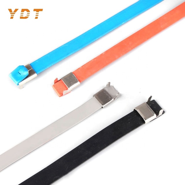 Wholesale Custom Self Locking Nylon Coated Stainless Steel Cable Tie