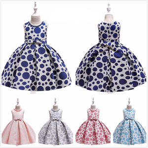 2019 vendita calda nuovo stile moda formale volant partito principessa bambini fiore ragazza vestito per ragazza 2-10 <span class=keywords><strong>1</strong></span> 6 anni bambino - Product Image 2