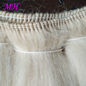 Yak Raw Capelli Wefted Yak Capelli Stile Yaki per il Dramma Barba Bianca e <span class=keywords><strong>Clown</strong></span> Parrucche - Product Image 5