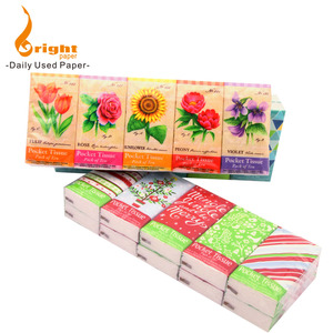 Diseño de pañuelo de papel de seda de tamaño Facial de bolsillo de viaje impreso personalizado - Product Image 3