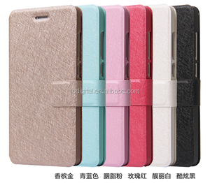 Moins cher Coloré Soie Flip cas pour Xiaomi Mobile téléphone <span class=keywords><strong>Mi</strong></span> 5 Mi5 - Product Image 5