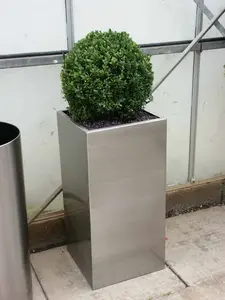 Ngoài Trời Vòng Hoa Planter Chậu Corten Cây Thép Lớn Trồng