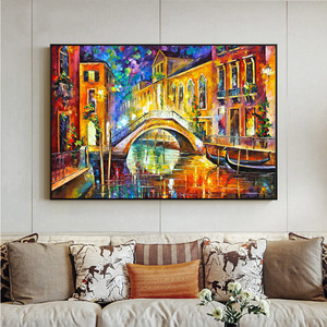 Pintura al óleo del artista, textura pintada a mano, leonid afremov - Product Image 3