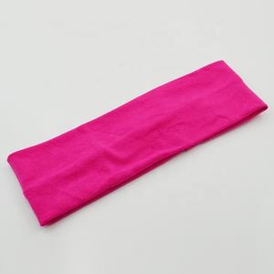 Bandeau élastique en coton extensible de haute qualité, logo personnalisé, spa, sport, yoga, bandeau - Product Image 2