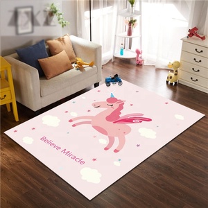 Animal Print Pink Baby Play Mat <strong>Rug</strong> Home Use Carpet with Cute Prints - Product Image 6