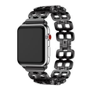 สายรัดข้อมือแบบโซ่รุ่นใหม่ล่าสุดสำหรับ IWatch สีโรสโกลด์ สายโลหะสแตนเลสสำหรับ <span class=keywords><strong>Apple</strong></span> <span class=keywords><strong>Watch</strong></span> <span class=keywords><strong>Series</strong></span> 4/3/2/1 สำหรับผู้ชายและผู้หญิง - Product Image 2