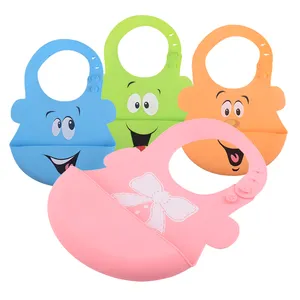 Custom Oem Bpa Free Baby Products In China Kids Silicone Bib Of All Types Baby Feeding Set
