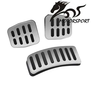 Manual Car Stainless Car Pedal Cover For Universal Accelerator Brake Pedals Pads