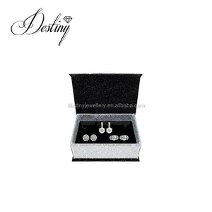 Destiny Jewellery 3ペアイヤリング、オーストリアのプレミアムグレードクリスタルのグループモザイクイヤリング、卸売DS133を設定